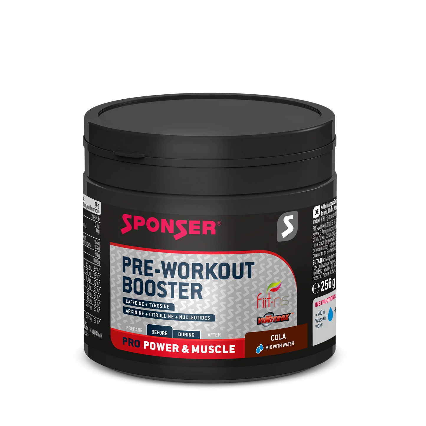 Sponser Pre-Workout Booster